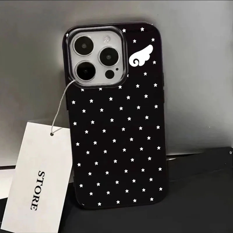 Phone Cases Y2K - Korean Ins Full Scren Stars Angel