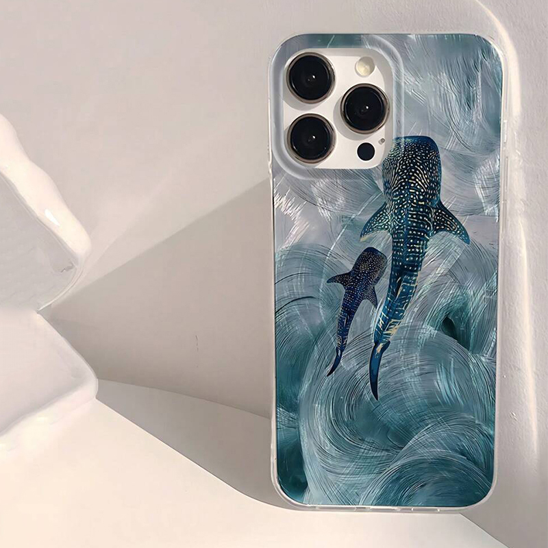 Phone Cases Xiaomi 14 - Ocean Shark Whale Design Phone Case