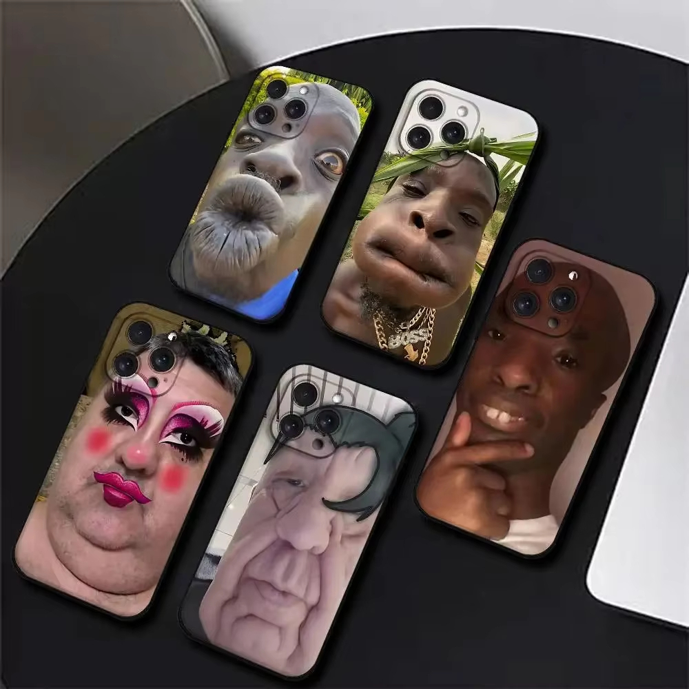 Phone Cases Ugly - Funny Ugly Man Pattern Phone Case