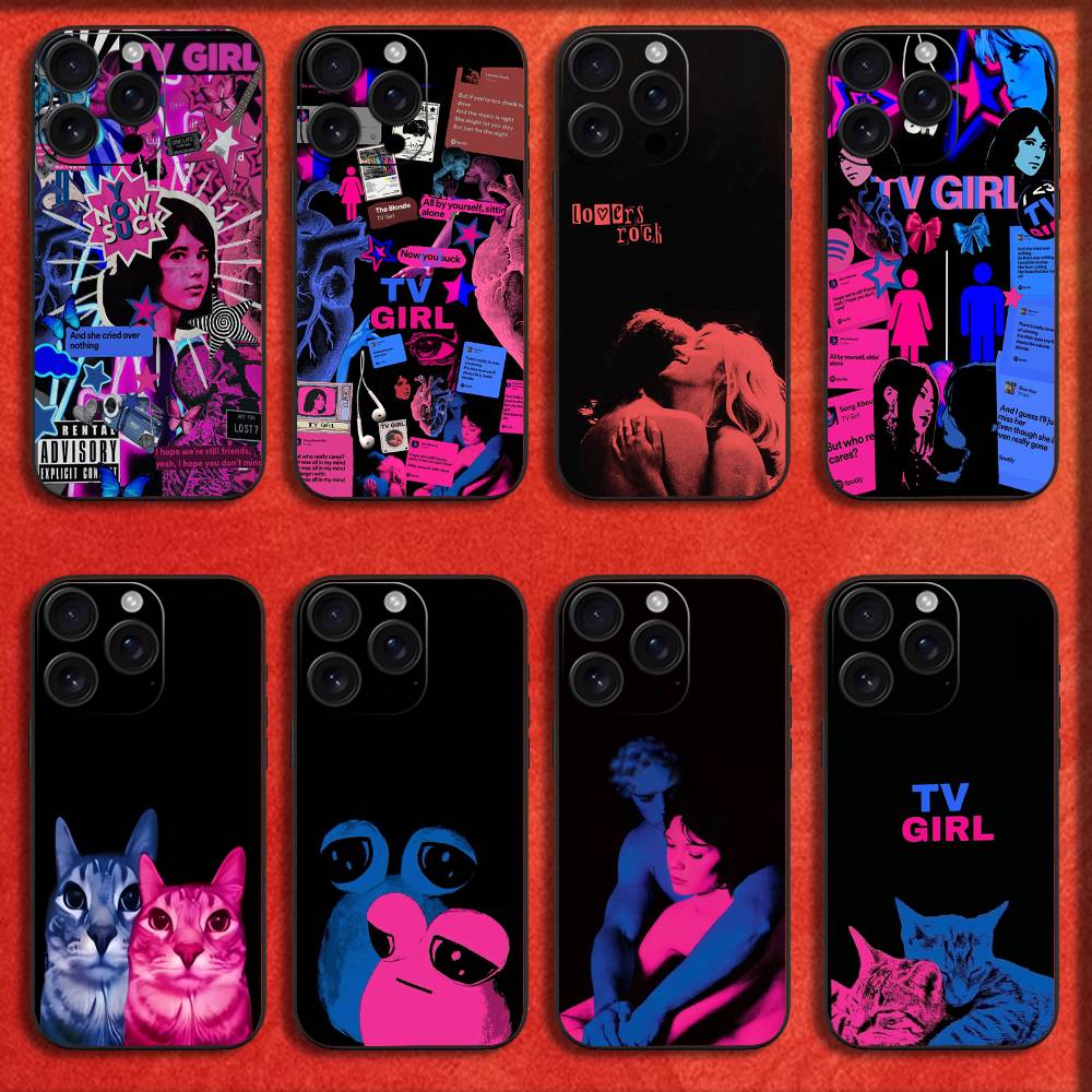 Phone Cases Cool Girl - Phone Case For iPhone 16,15,14,13,12,11,Pro,XS,Max,XR,Plus,E,Mini Black