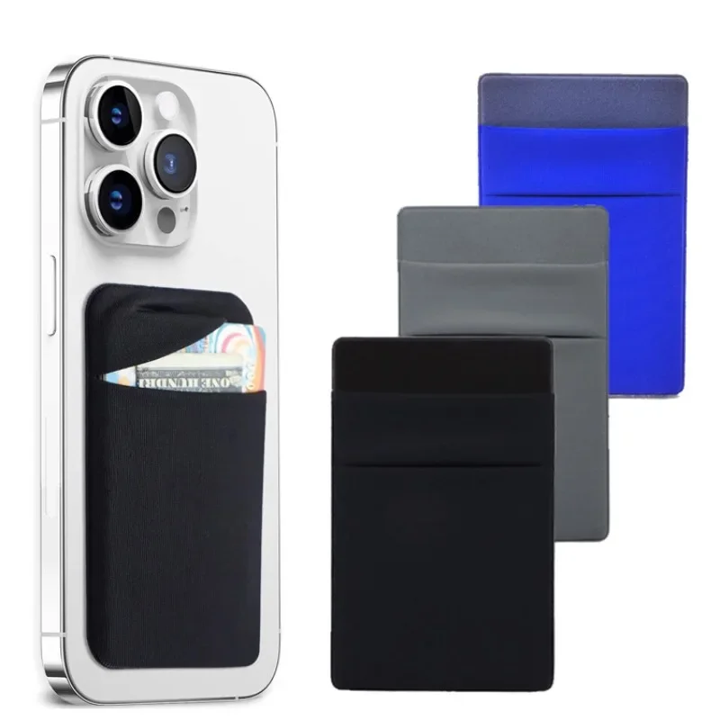 Phone Cases That Hold Cards - Fashion Elastic Cloth Phone Card Holder