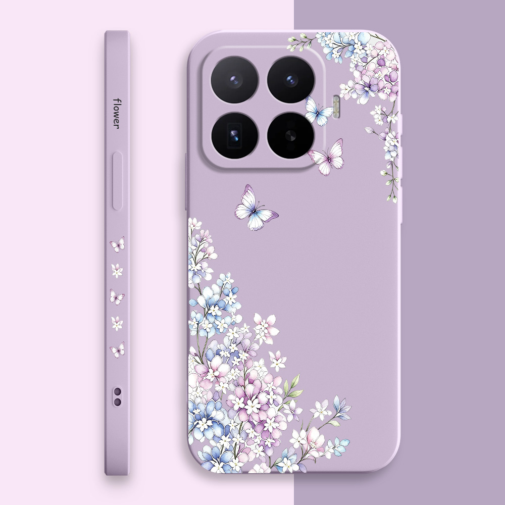 Phone Cases Xiaomi 14T - Blooming Violet Phone Case For Xiaomi
