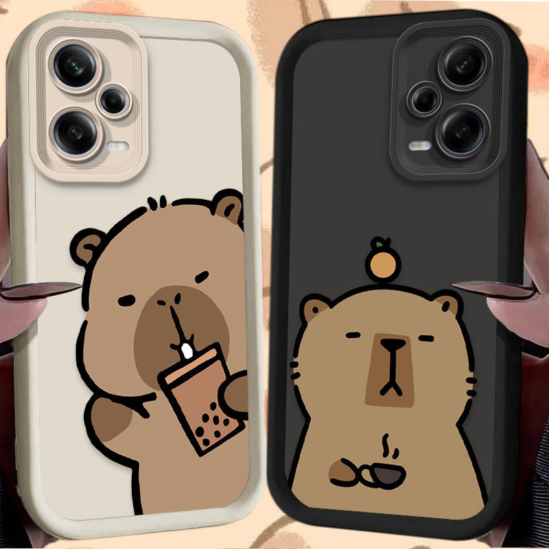 Phone Cases Xiaomi 14 - Cartoon Cute Capybara Phone Case for