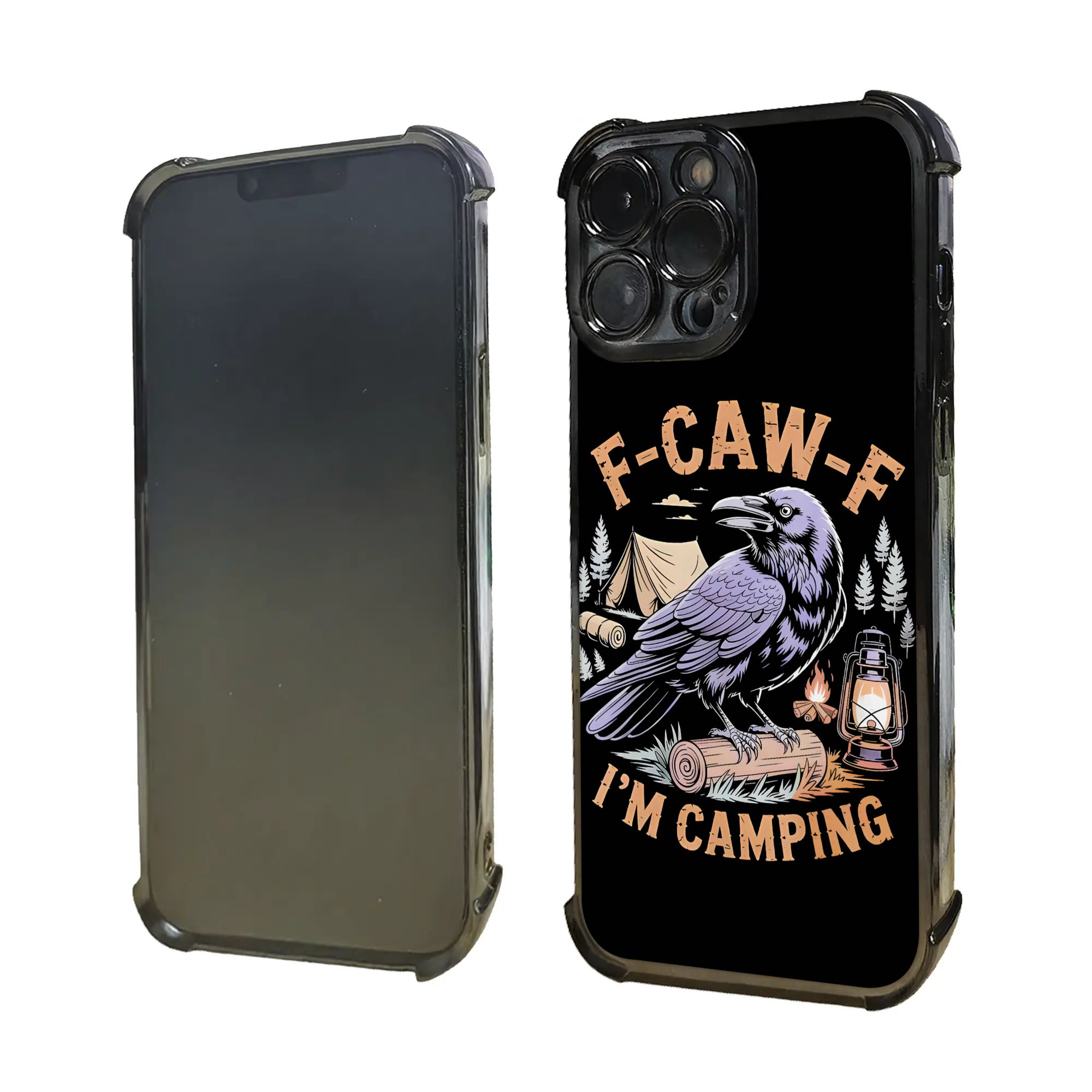 Funny Raven F CAW F I'm Campin - огляд і ціна Phone Cases Funny