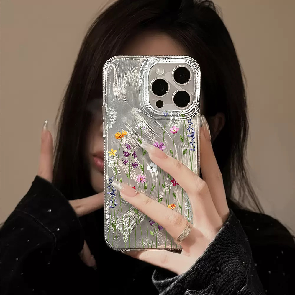 Clear Wildflower Feather Textu - огляд і ціна Phone Cases Clear