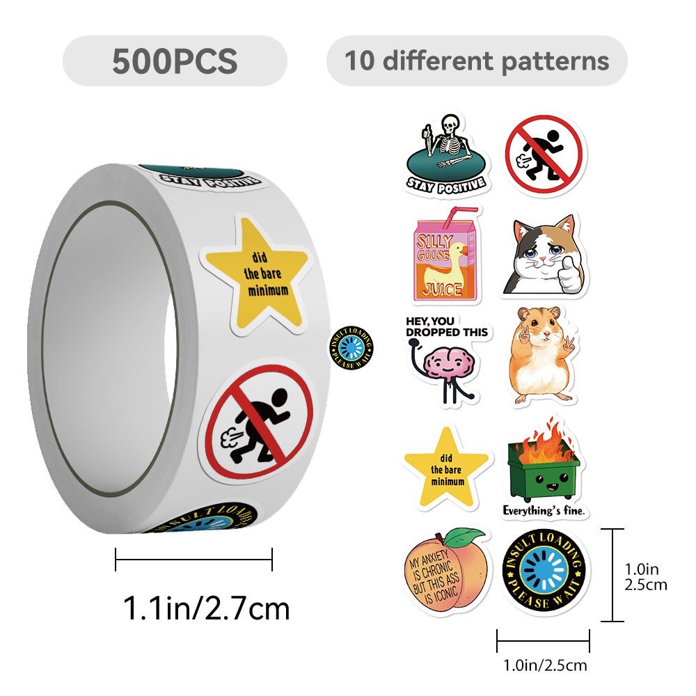 500pcs Funny Emotion Meme Stic - огляд і ціна Phone Cases Funny