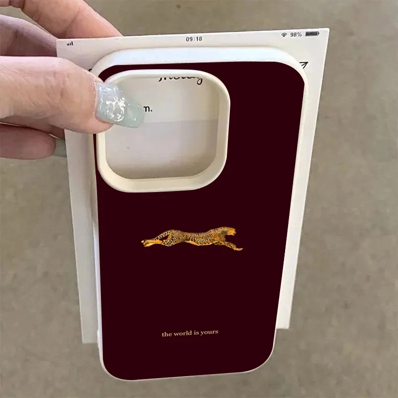 Fashion Leopard Wine Red Soft  - огляд і ціна Phone Cases Trending