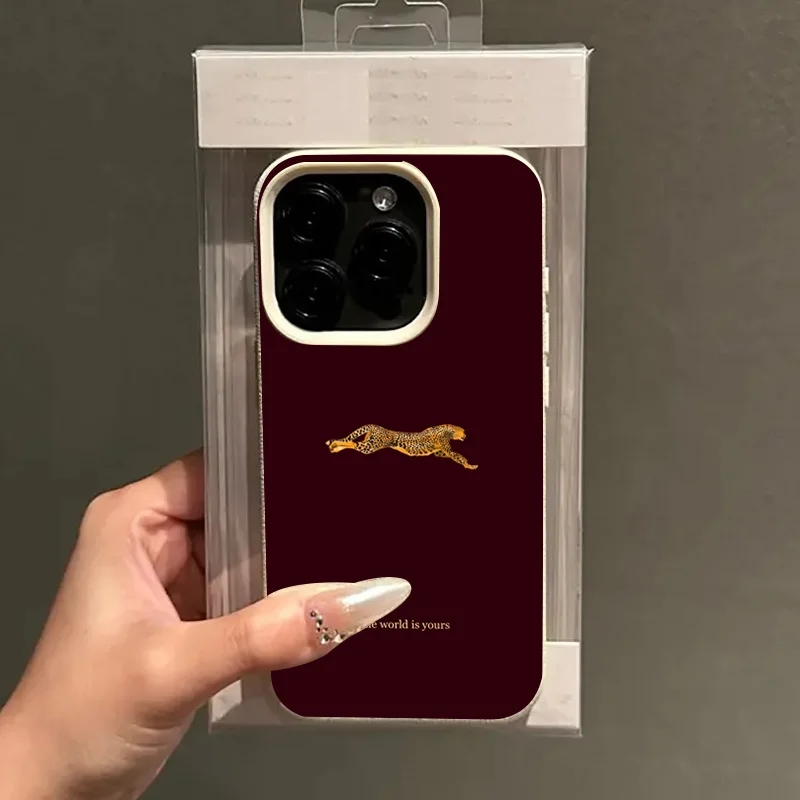 Fashion Leopard Wine Red Soft  - огляд і ціна Phone Cases Trending