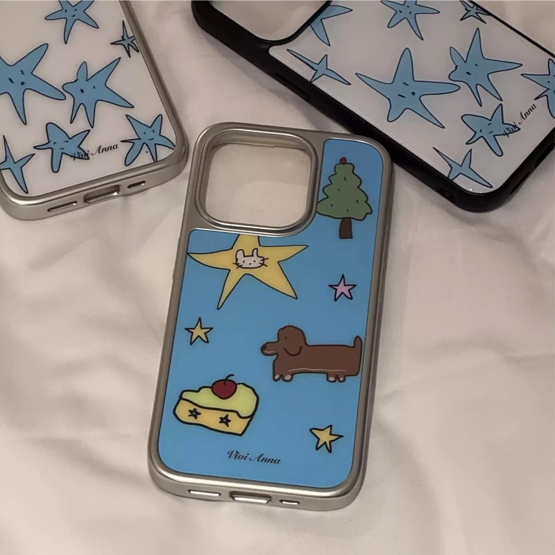 Ins Niche Creative Blue Star P - огляд і ціна Phone Cases Y2K