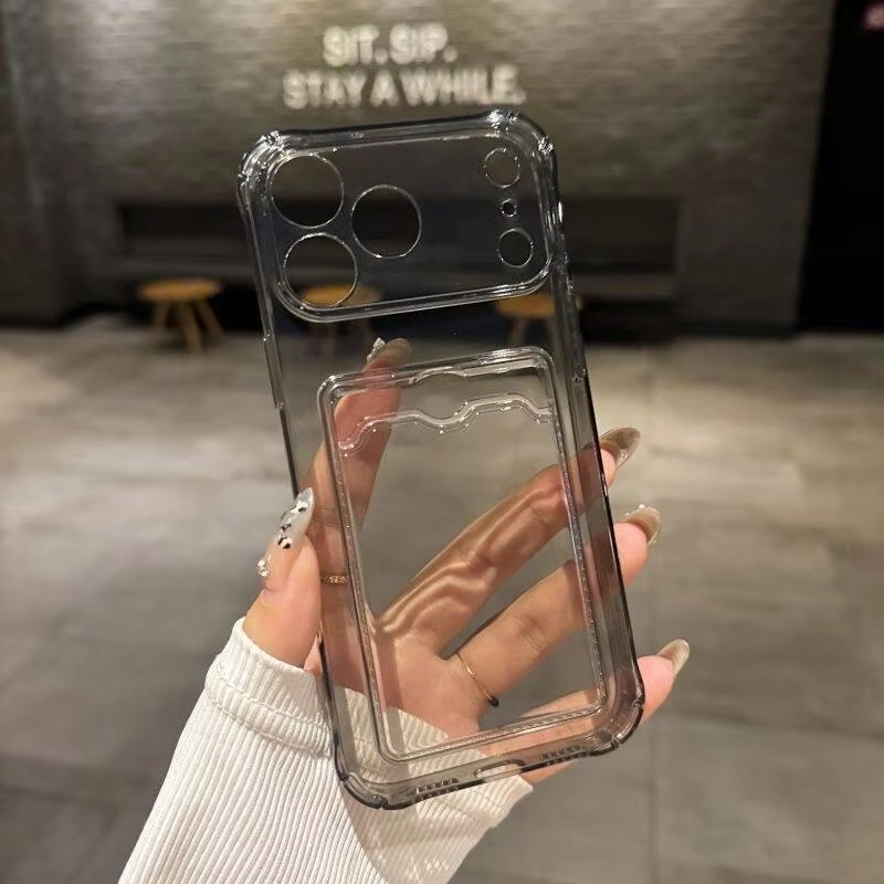 Transparent Card Slot Holder C - огляд і ціна Phone Cases That Hold Cards