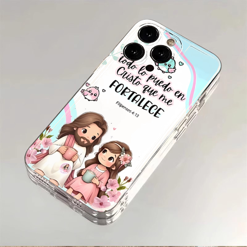 Cartoon Jesus And Me Bible Ver - огляд і ціна Phone Cases Xiaomi 14