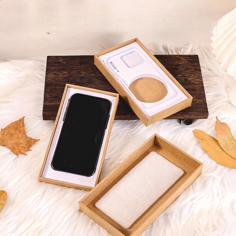 10pcs Kraft Paper Phone Packag - огляд і ціна Phone Cases Eco Friendly