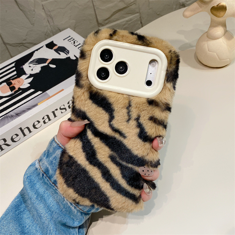 Luxury Zebra Pattern Fluffy Pl - огляд і ціна Phone Cases For Iphone 17