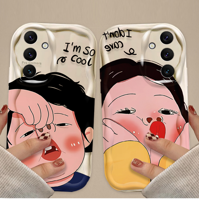 Funny Boy Cute Girl Wave Soft  - огляд і ціна Phone Cases Funny