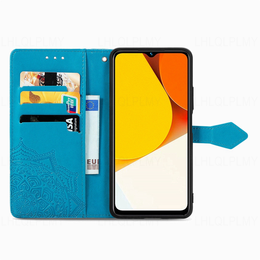 Floral Book Leather Wallet Cas - огляд і ціна Vivo Y28