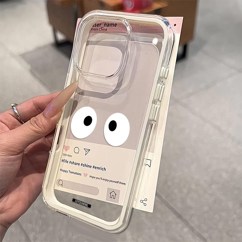 Simple Eye Pattern 2in1 Clear  - огляд і ціна Phone Cases Clear