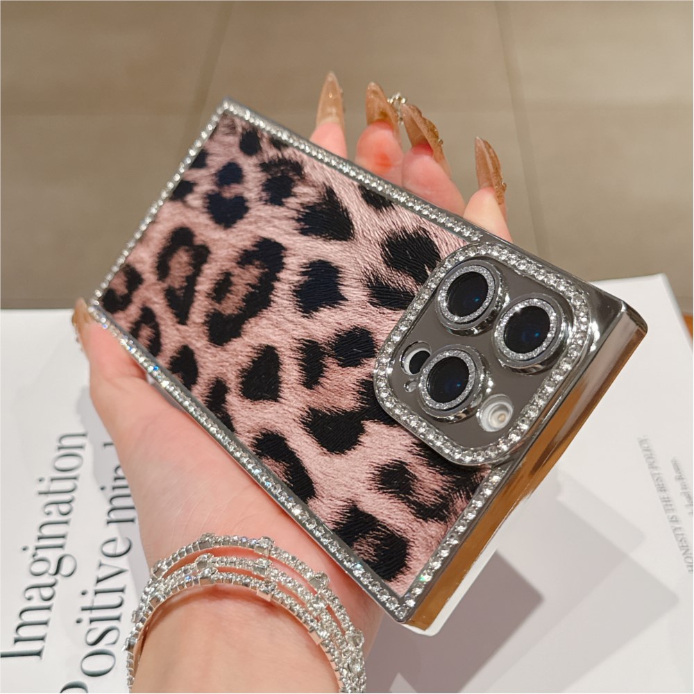Luxury Diamond Leopard Print P - огляд і ціна Luxury Plating Case