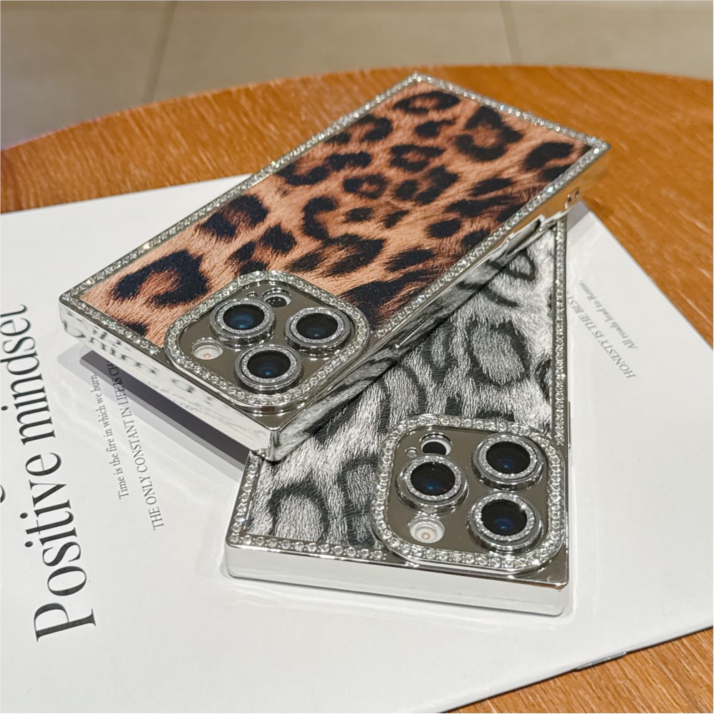 Luxury Diamond Leopard Print P - огляд і ціна Luxury Plating Case