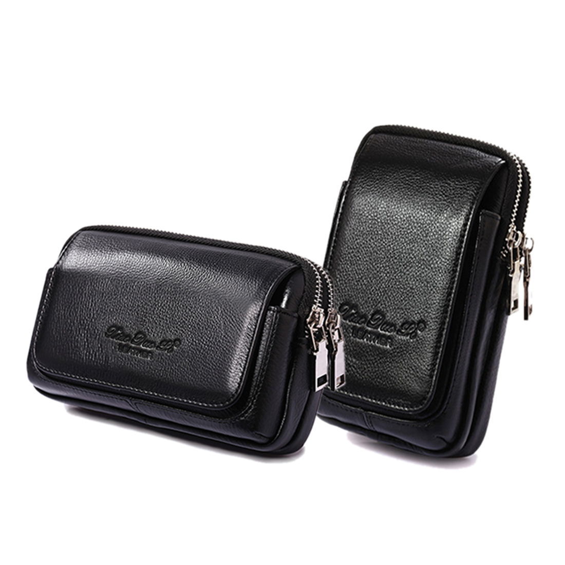 Men Genuine Leather Waist Fann - огляд і ціна Phone Cases That Hold Cards