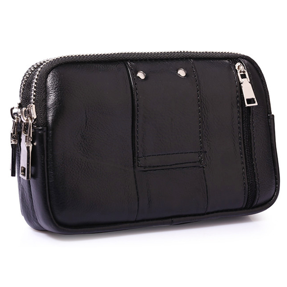 Men Genuine Leather Waist Fann - огляд і ціна Phone Cases That Hold Cards