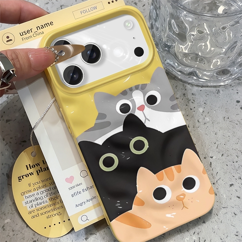 Funny Cartoon Cats Candy Color - огляд і ціна Phone Cases Funny