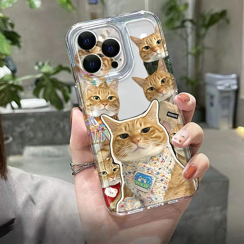 Cute Bandana Cat Clear Phone C - огляд і ціна Phone Cases Clear