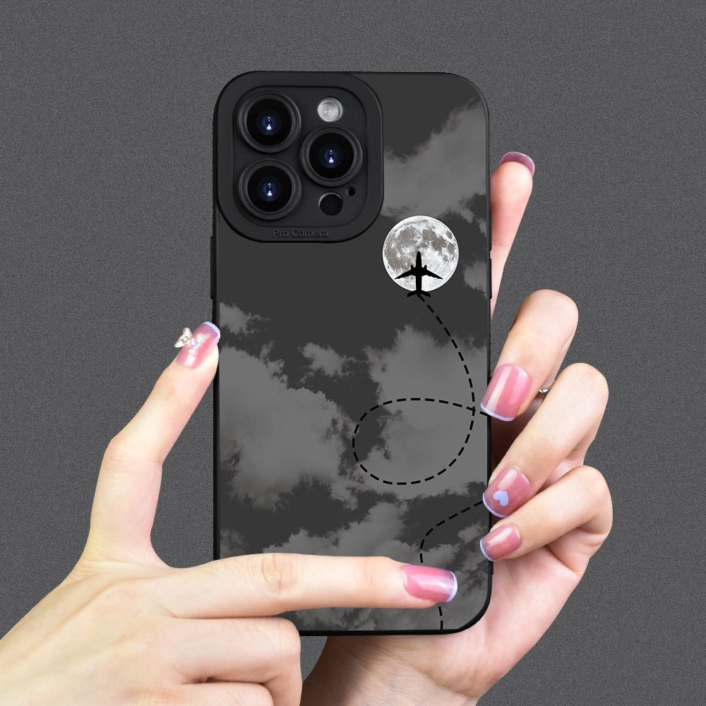 Night Sky Airplane Cartoon Cre - огляд і ціна Phone Cases Funny