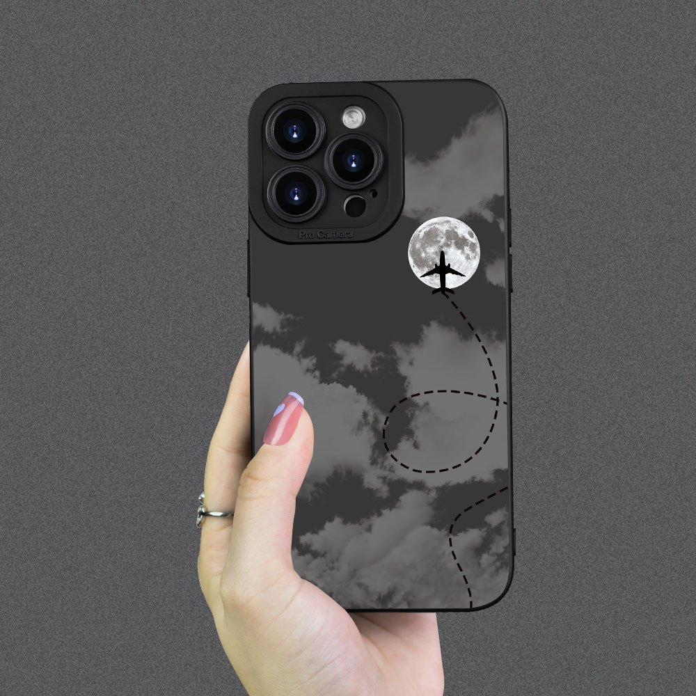 Night Sky Airplane Cartoon Cre - огляд і ціна Phone Cases Funny