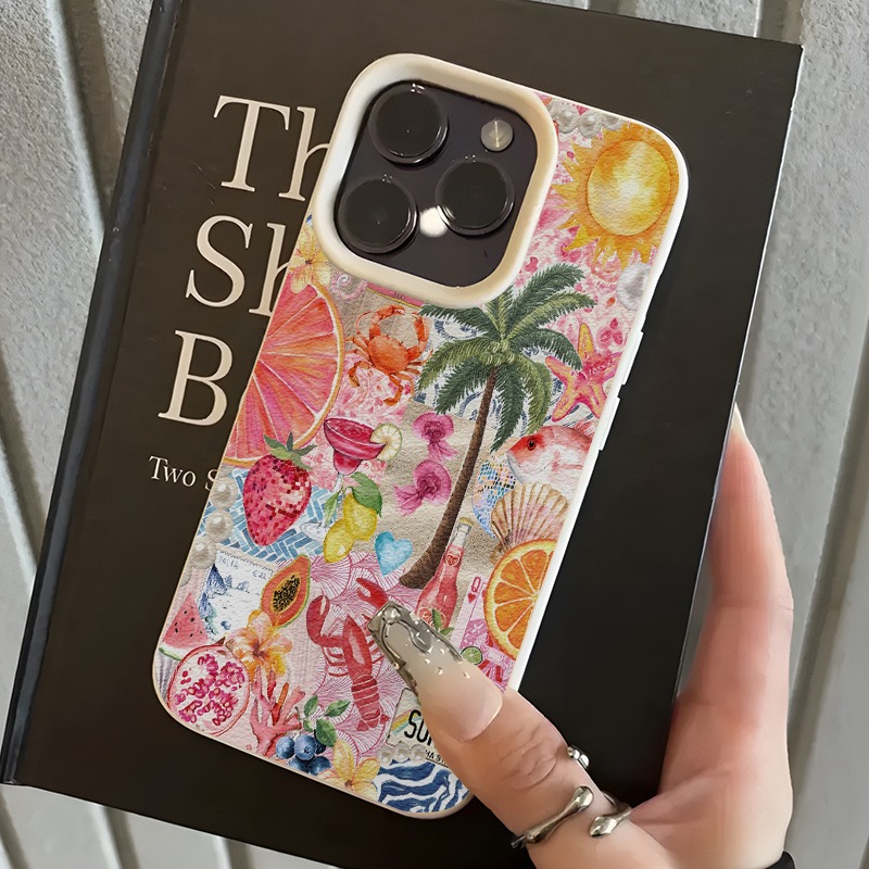 Summer Beach Party Collage Pat - огляд і ціна Phone Cases Beach
