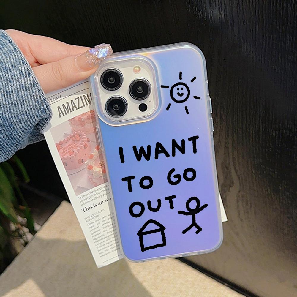 Cute Funny I want to go Out Ph - огляд і ціна Phone Cases Funny