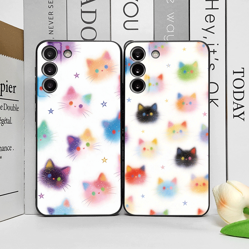 Funny Graffiti Colorful Cat He - огляд і ціна Phone Cases Funny