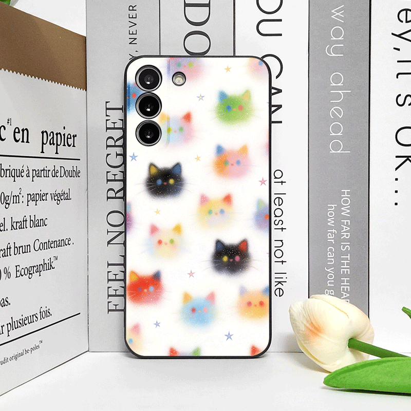Funny Graffiti Colorful Cat He - огляд і ціна Phone Cases Funny
