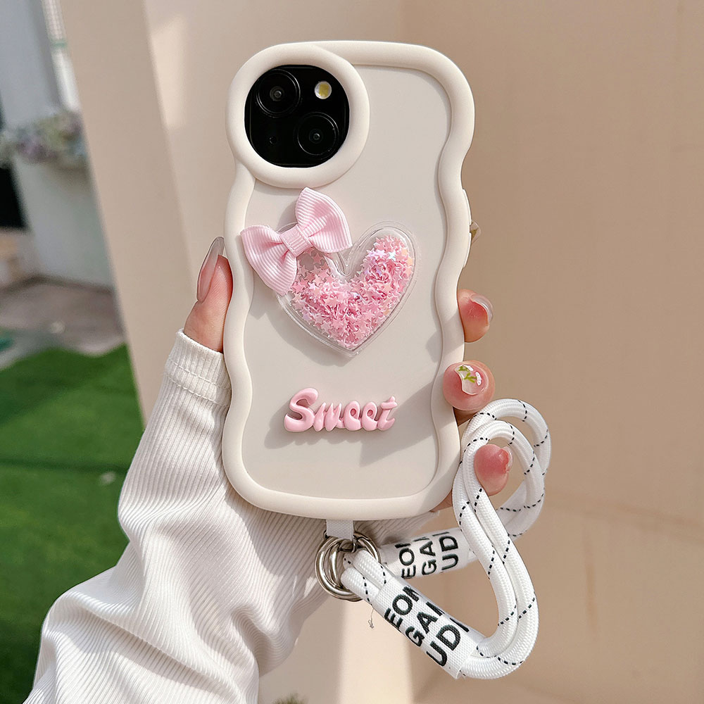 Love Heart Bow Wavy Soft Phone - огляд і ціна Phone Cases Ugly