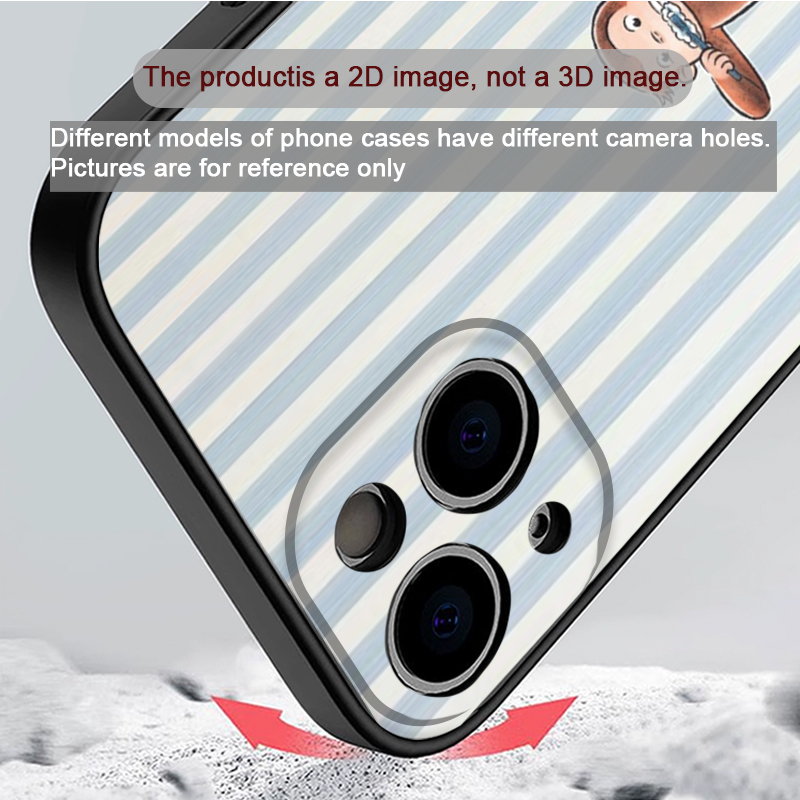 Cartoon Striped Monkey Holding - огляд і ціна Phone Cases For Iphone 17